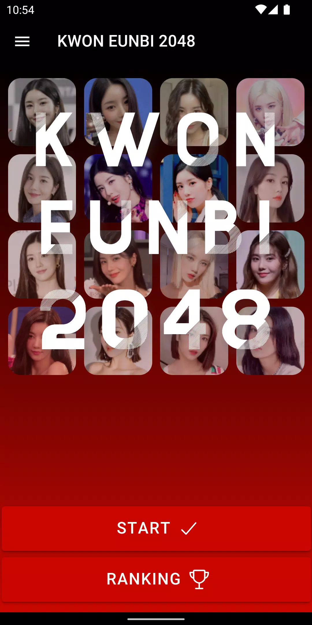 KWON EUNBI 2048 Game Tangkapan skrin 1