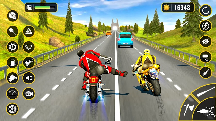 Schermata Moto Attack - Bike Racing Game 3