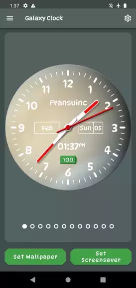 Galaxy Clock Live Wallpapers應用截圖第0張