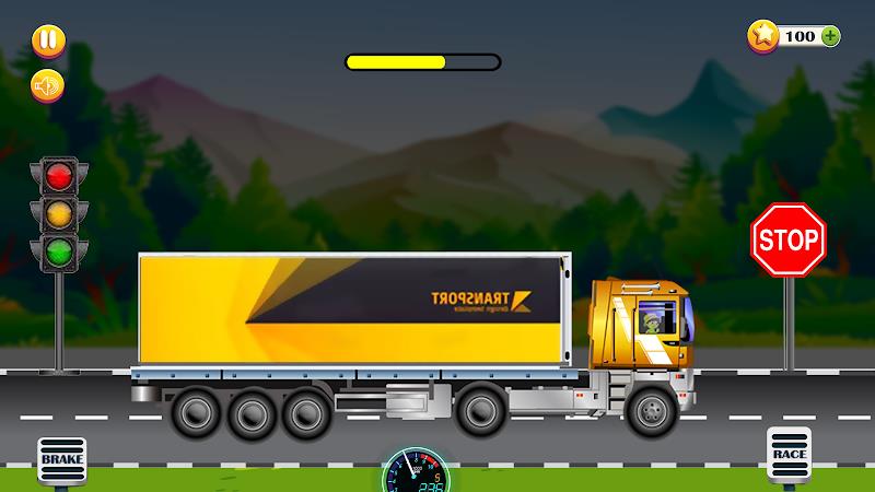 Cargo Truck Driving-Truck Game Скриншот 0