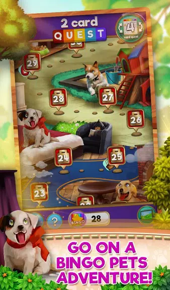 Bingo Pets Party: Dog Days 스크린샷 1