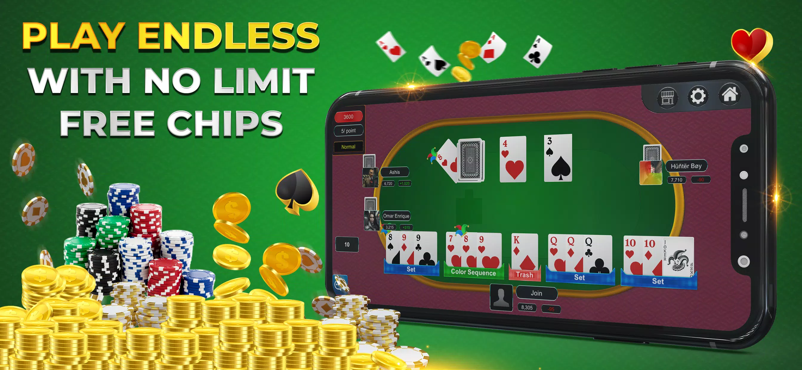 Rummy Online Casino ภาพหน้าจอ 1