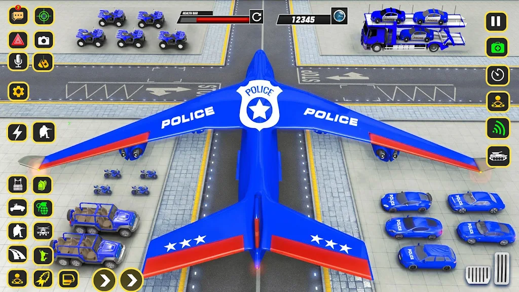 Police Car transporter Game 3D स्क्रीनशॉट 2