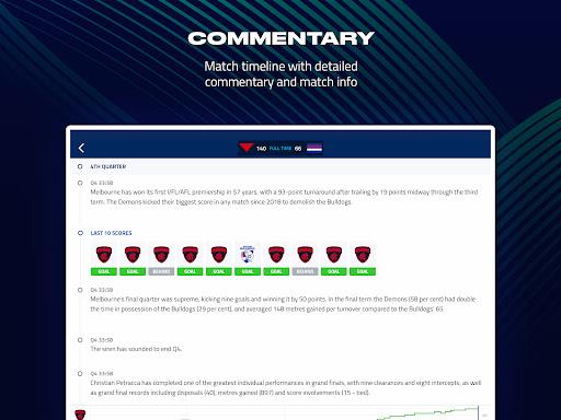 AFL Live Official App Ekran Görüntüsü 1
