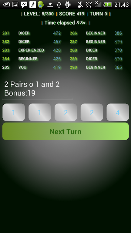 Doms roll dice poker game free Screenshot 2