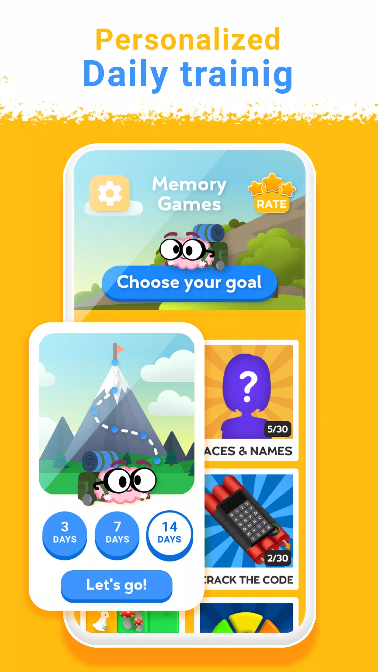 Train your Brain. Memory Games ဖန်သားပြင်ဓာတ်ပုံ 2