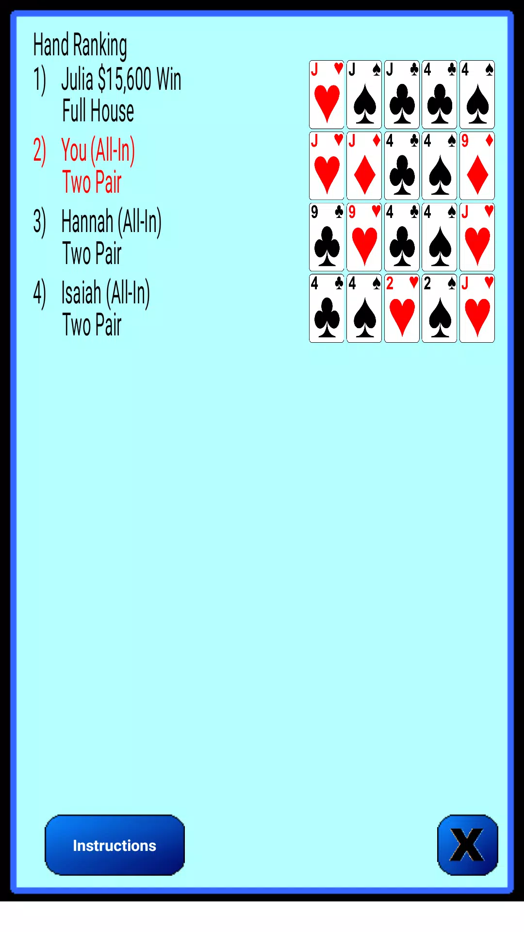 Texas Hold'em Poker स्क्रीनशॉट 1