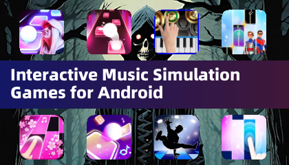 Interactieve muzieksimulatiegames voor Android