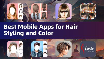 Meilleures Applications Mobiles pour Coiffure et Couleur de Cheveux