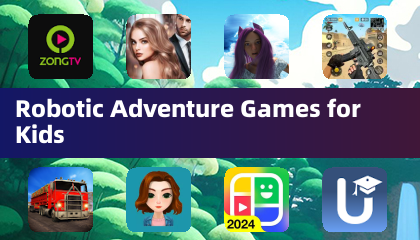 儿童机器人冒险游戏