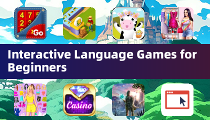 Jeux interactifs de langues pour débutants
